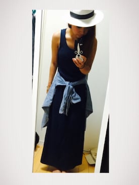 「Magender（マジェンダ）のアイテム」を使った、naaさん（レディース・159cm）の夏コーディネート