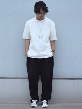 「CONVERSE（コンバース）のCONVERSE コンバース ジャック パーセル / JACK PURCEL（スニーカー）」を使った、naokiさん（メンズ・172cm）の秋コーディネート