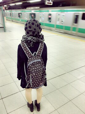 「ベレー帽推奨委員会」｜なちゃんわんわん犬派ですさん（レディース・157cm）の秋コーディネート