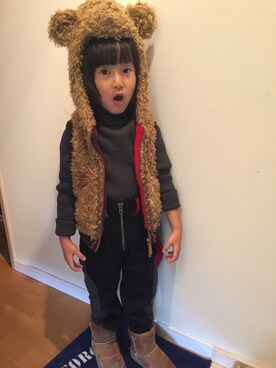 Hiroko Nishimuraさん（キッズ・100cm）の冬コーディネート