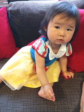 「Disney（ディズニー）のアイテム（ドレス）」を使った、しゅぅさん（レディース・160cm）の夏コーディネート