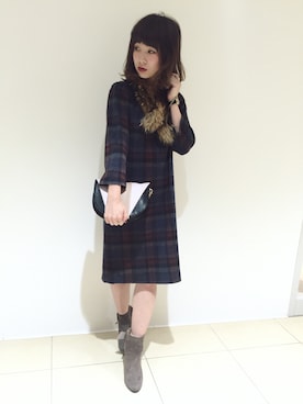 「MARIAN（マリアン）のアイテム」を使った、natsuさん（レディース・153cm）の秋コーディネート