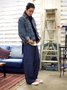 「原宿」｜KINJI原宿店さん（レディース・164cm）の秋コーディネート
