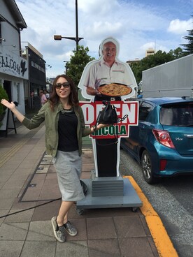 「STEVE MADDEN（スティーブマデン）のアイテム（その他シューズ）」を使った、Yui Endoさん（レディース・156cm）の秋コーディネート