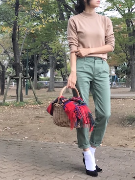 acco.mamaさん(レディース・160cm)の秋コーディネート