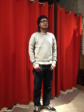 「M2squared（エムツースクエアード）のアイテム」を使った、DENIME THE STORE アーバンドッグららぽーと豊洲さん（メンズ・176cm）の冬コーディネート