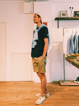 「 ショーツ」｜DIGUPPERさん（メンズ・178cm）の夏コーディネート