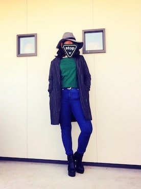 「ANAP（アナップ）のアイテム（トレンチコート）」を使った、SAYAYANさん（レディース・158cm）の秋コーディネート