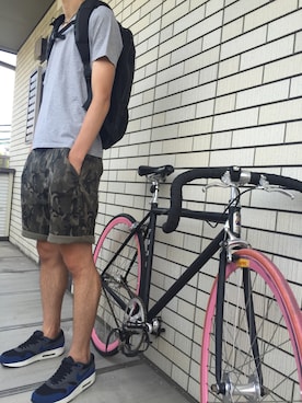 「BLISS POINT Mens（ブリスポイント メンズ）のアイテム」を使った、takashiiiiiさん（メンズ・175cm）の夏コーディネート