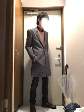 「KRIS VAN ASSCHE（クリスヴァンアッシュ）のアイテム（ジャケット/アウター）」を使った、kizokさん（メンズ・176cm）の冬コーディネート