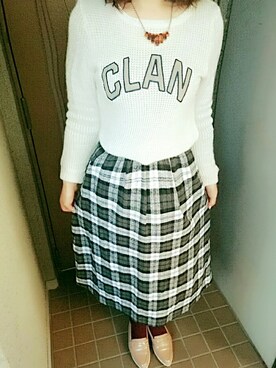 「K（陶芸）（ケイ）のアイテム」を使った、kahoさん（レディース・165cm）の冬コーディネート