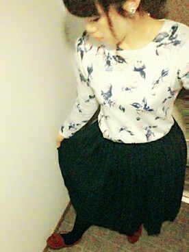 「K（陶芸）（ケイ）のアイテム」を使った、kahoさん（レディース・165cm）の冬コーディネート