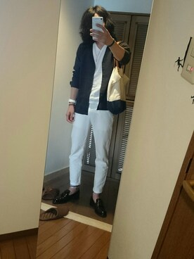 野﨑さん（メンズ・171cm）の夏コーディネート