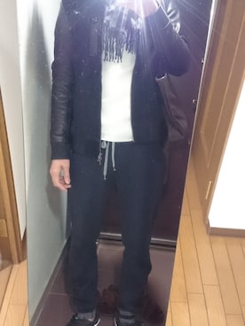 野﨑さん（メンズ・171cm）の冬コーディネート