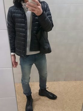 野﨑さん（メンズ・171cm）の冬コーディネート