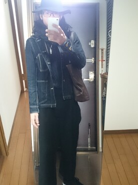 野﨑さん（メンズ・171cm）の冬コーディネート