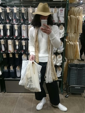 「CIBONE（シボネ）のアイテム」を使った、野﨑さん（メンズ・171cm）の春コーディネート