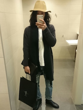 野﨑さん（メンズ・171cm）の春コーディネート