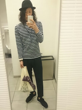「TONE SELECT GOODS（トーンセレクトグッズ）のアイテム（財布/小物）」を使った、野﨑さん（メンズ・171cm）の春コーディネート