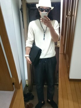 野﨑さん（メンズ・171cm）の春コーディネート