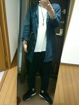 野﨑さん（メンズ・171cm）の春コーディネート