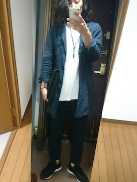 野﨑さん（メンズ・171cm）の夏コーディネート