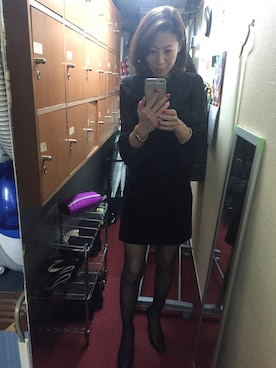 「H&Hのアイテム」を使った、takakoさん（レディース・160cm）の冬コーディネート