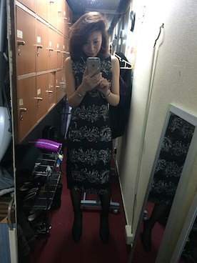 「H&Hのアイテム」を使った、takakoさん（レディース・160cm）の冬コーディネート