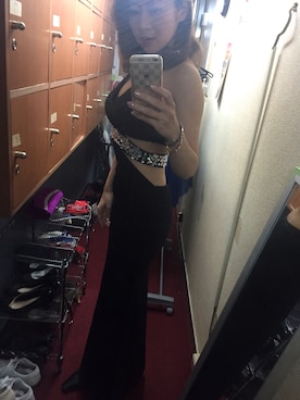 「アイテム（ドレス）」を使った、takakoさん（レディース・160cm・30代）の夏コーディネート