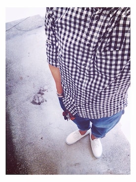 清水 良祐さん（メンズ・176cm）の秋コーディネート