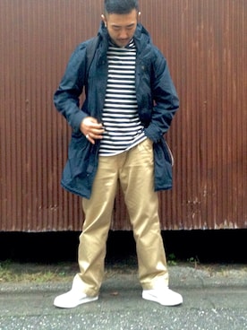 倉岡晋也さん（メンズ・174cm）の秋コーディネート