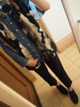 「stradivarius（ストラディバリウス）のアイテム（その他アウター）」を使った、Yuka  さん（レディース・161cm）の秋コーディネート