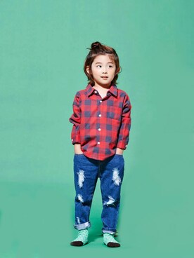 子供服ワッツアップストアさんのコーディネート
