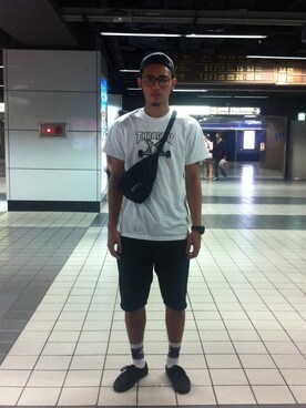 鹿先生さん（メンズ・177cm）の夏コーディネート