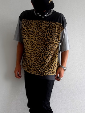 「SAINT LAURENT PARIS（サンローランパリ）のアイテム（帽子）」を使った、Maestro YOKOさん（メンズ・182cm）の夏コーディネート
