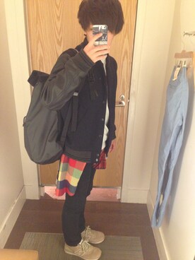 おきとさん（メンズ・170cm）の春コーディネート