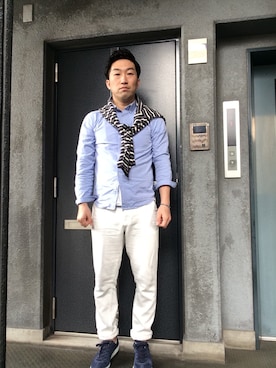 「AKM」｜「アイテム（アクセサリー）」を使った、kazutaka nagaiさん（メンズ・172cm）の春コーディネート