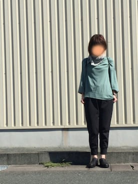 「DAN TOMIMATSU（ダントミマツ）のアイテム」を使った、fufufuさん（レディース・160cm）の秋コーディネート