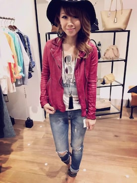 「B'2nd re'qua（ビーセカンドレクア）のアイテム」を使った、blackvanillaさん（レディース・160cm）の秋コーディネート