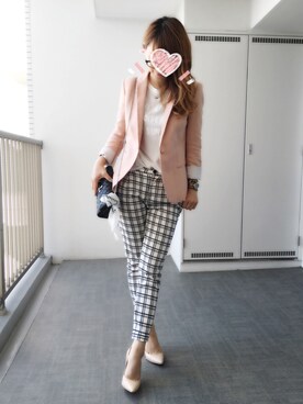 「ZADIG&VOLTAIRE（ザディグ　エ　ヴォルテール）のアイテム（ジャケット/アウター）」を使った、blackvanillaさん（レディース・160cm）の春コーディネート