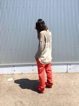 「KNOT（ノット）のアイテム」を使った、mayumiさん（レディース・161cm）の春コーディネート