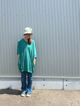 「proef（プロエフ）のアイテム」を使った、mayumiさん（レディース・161cm）の春コーディネート