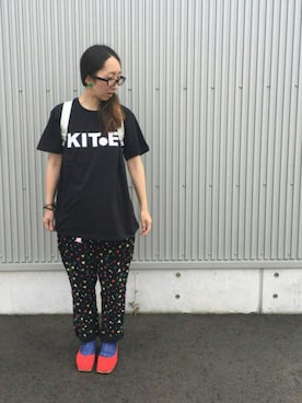 「アイテム（ソックス/靴下、その他）」を使った、mayumiさん（レディース・161cm）の夏コーディネート