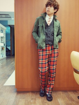 つっしーさん（メンズ・174cm）の秋コーディネート