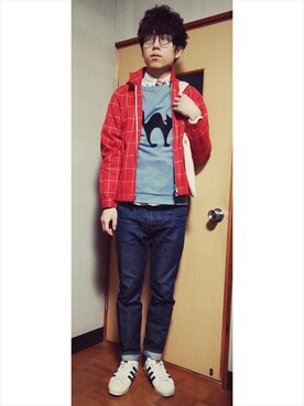 つっしーさん（メンズ・174cm）の冬コーディネート