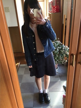 かおりさん（レディース・158cm）の冬コーディネート