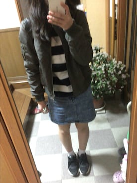 かおりさん（レディース・158cm）の春コーディネート