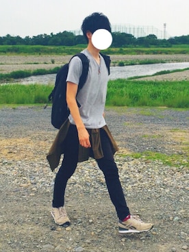 「Paul Smith（ポールスミス）のアイテム」を使った、もっくんさん（メンズ・175cm）の夏コーディネート