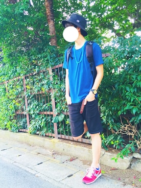 「TOMMY（トミー）のアイテム」を使った、もっくんさん（メンズ・175cm）の夏コーディネート