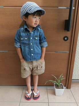 はるとさん(キッズ・95cm)の夏コーディネート